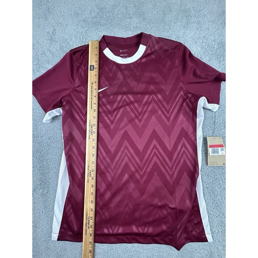 Nike Challenge V Soccer Jersey Shirt Top Womens Large Red White Dri-Fit FD7425 - Picture 7 of 11